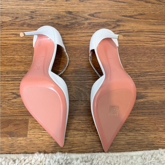 AMINA MUADDI URSINA PUMP 105 WHITE NAPA - Picture 6 of 13